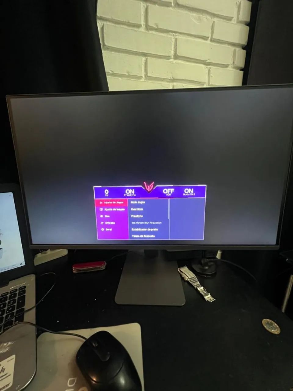 Monitor gamer LG UltraGear, 144hz, 27 polegadas. 1 mês de uso, caixa/nf ...