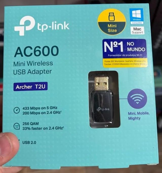 ADAPTADOR USB WIFI TP-LINK ARCHER T2U MINI AC600 - Foto 3
