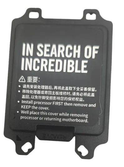 Protetor de Soquete LGA 1700 -- Tampa Plástica Original (In Search of Incredible) preto