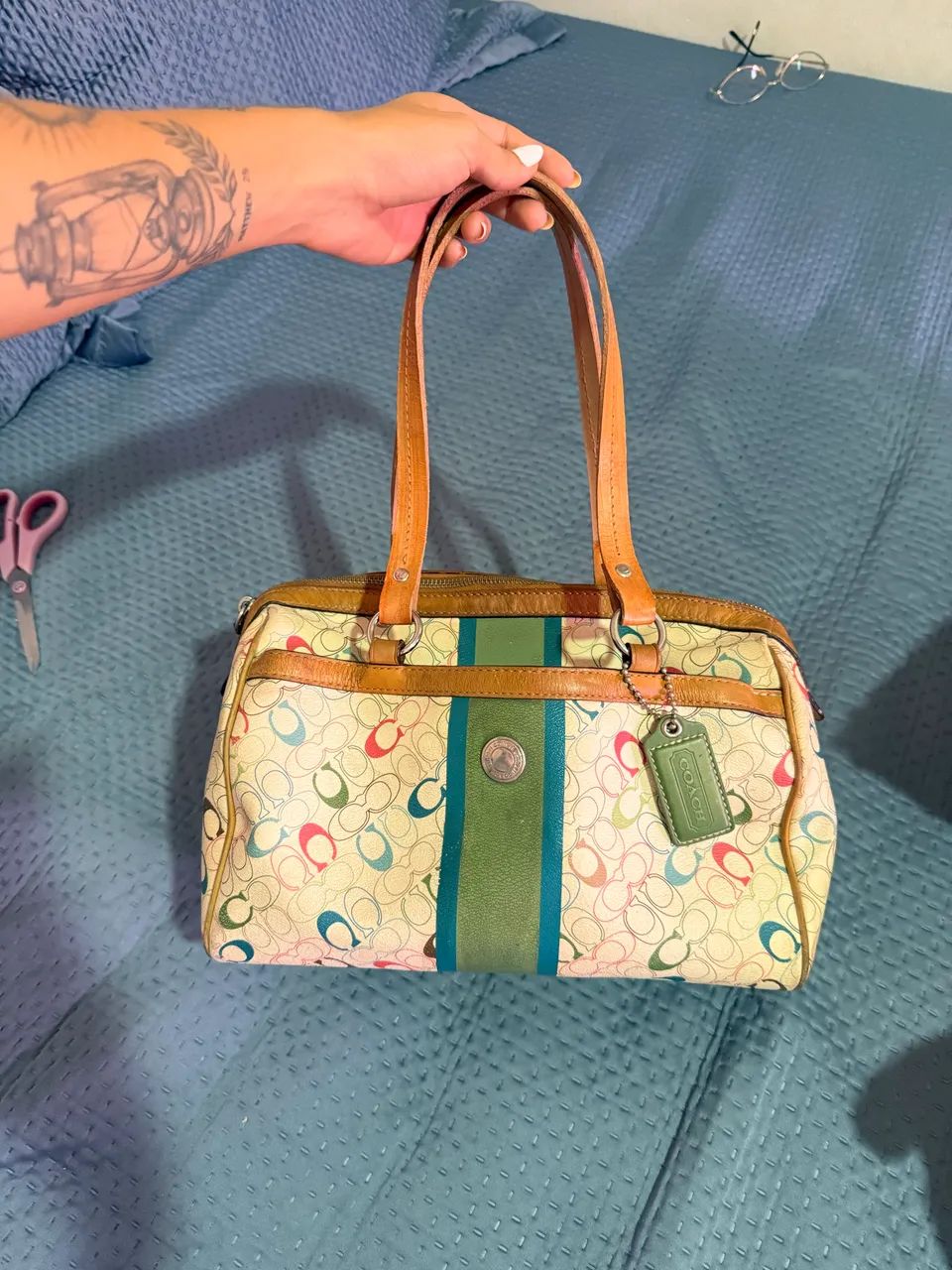 Bolsa Vintage Coach - Foto 3