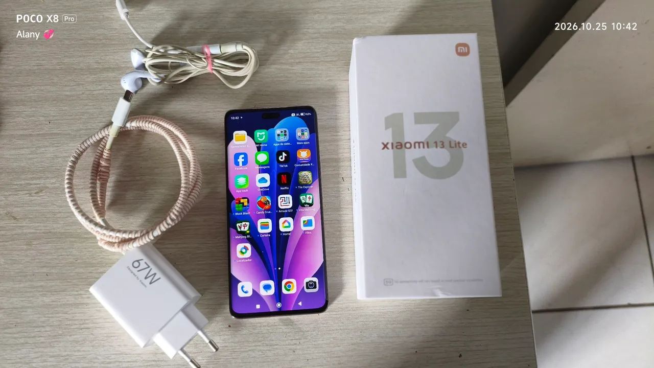 Celular Xiomi 13 Lite Rosa .  - Foto 5