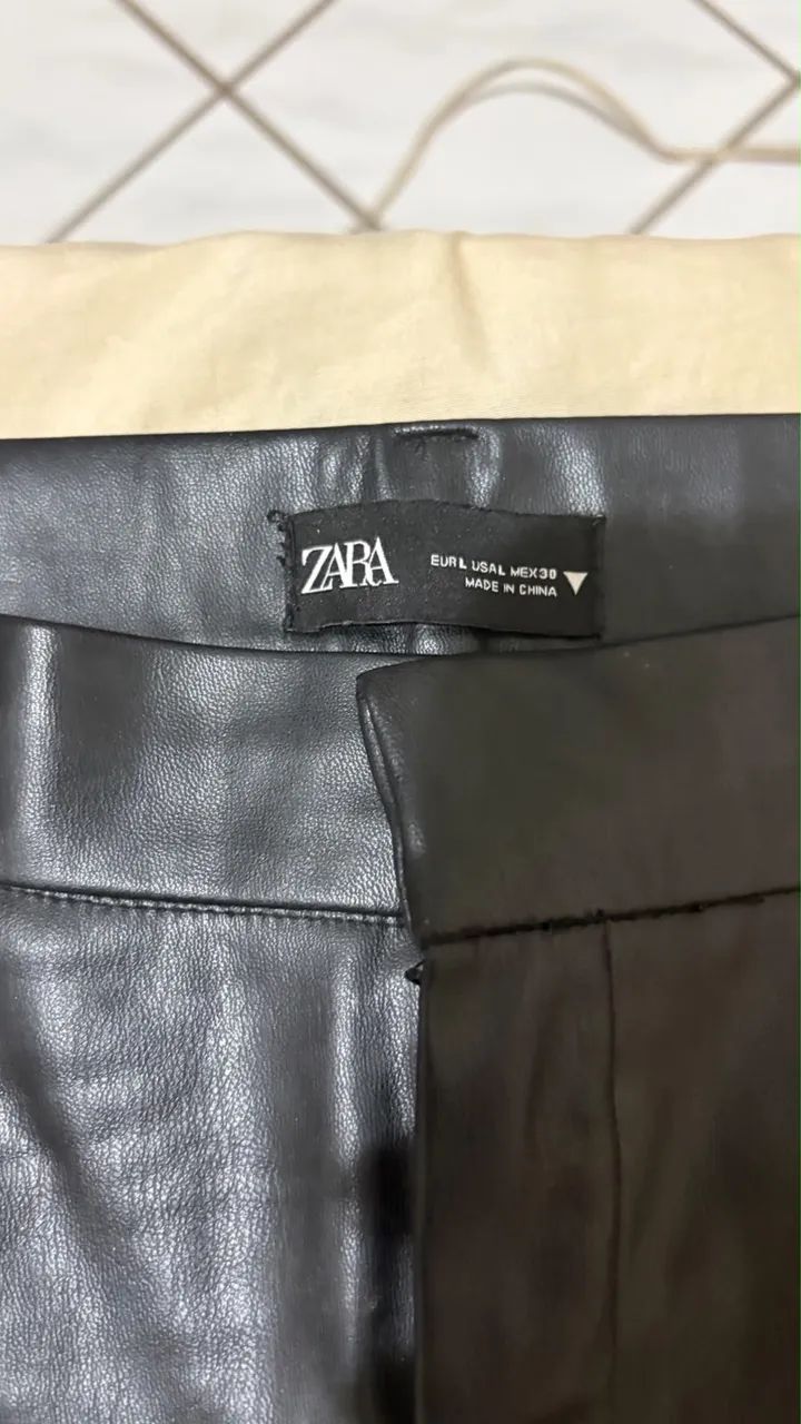 Calça de couro zara - Foto 2