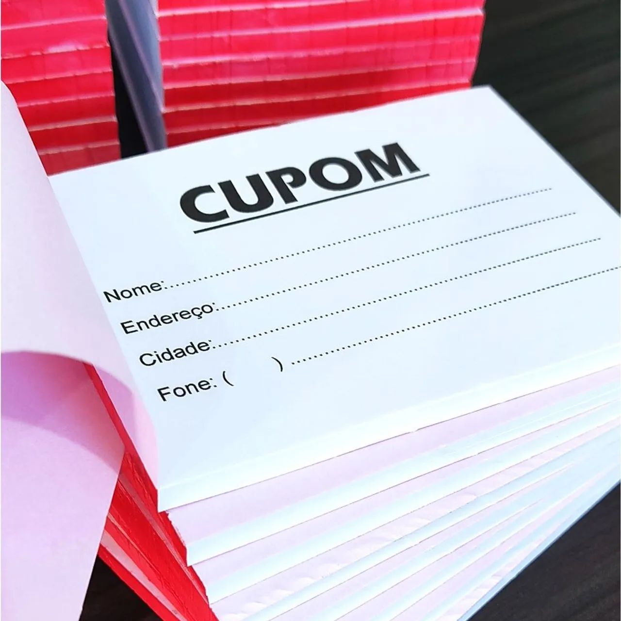 Bloquinhos de cupom para sorteio  - Foto 3