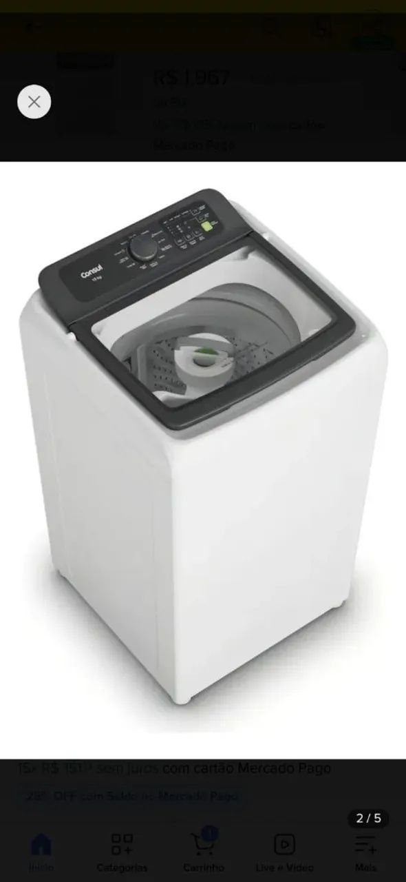 Máquina semi nova