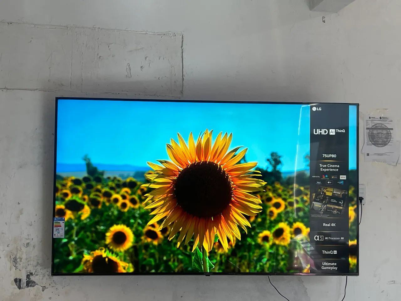 Tv Smart LG 75 polegadas  - Foto 3