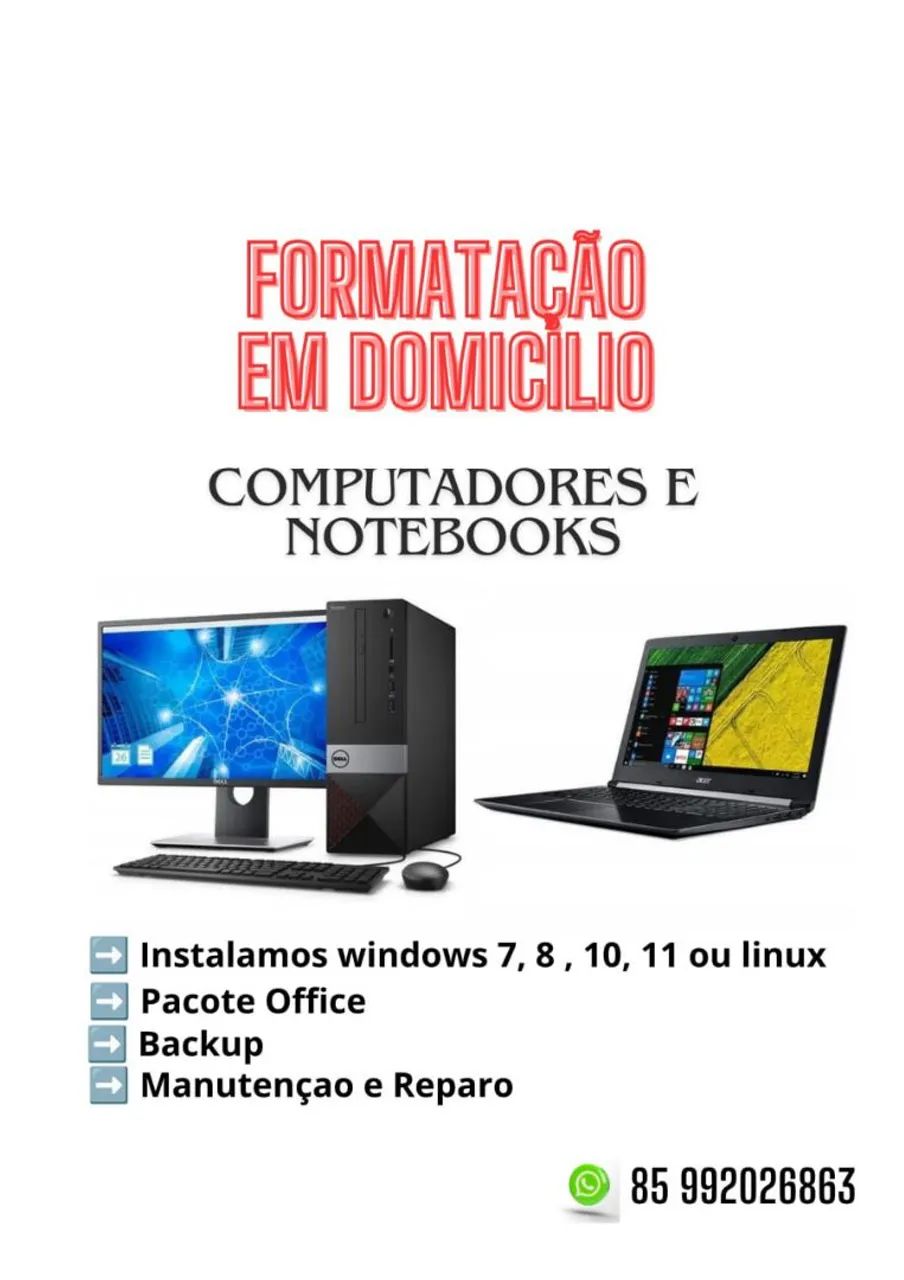 Consertos e Formatação a domicílio - Foto 2