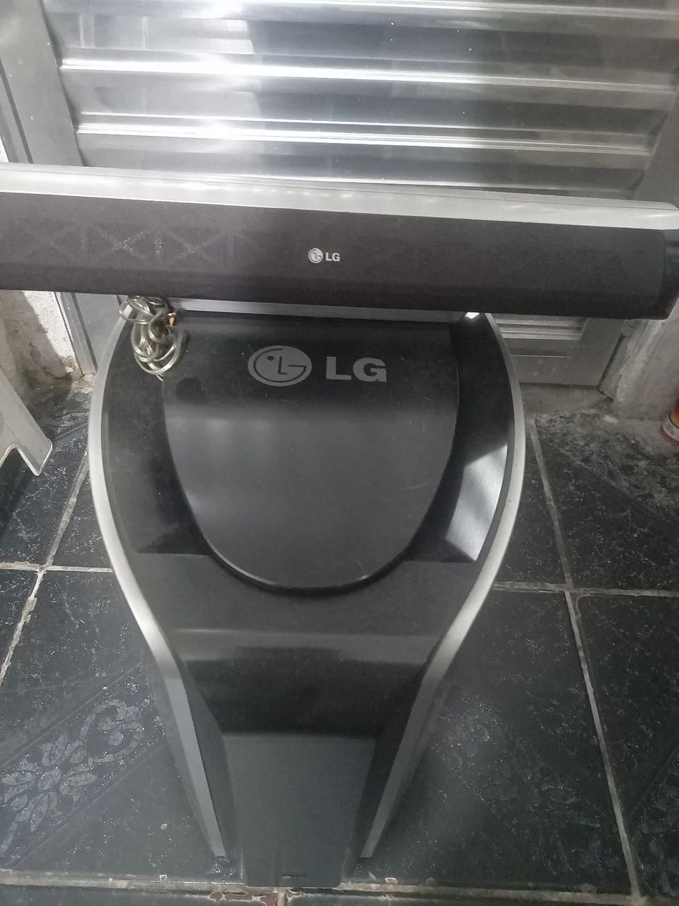 Subwoofer e Caixa Som Central LG 