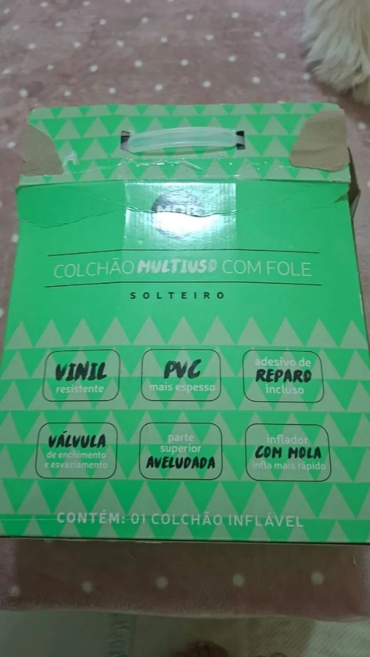 Colchão de ar Solteiro R$ 130,00 - Foto 3