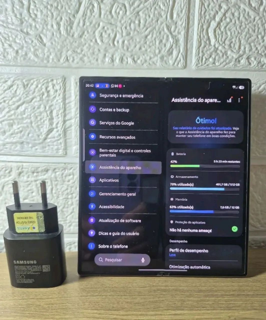 Zfold 6 512 GB (Tela Externa com Defeito)