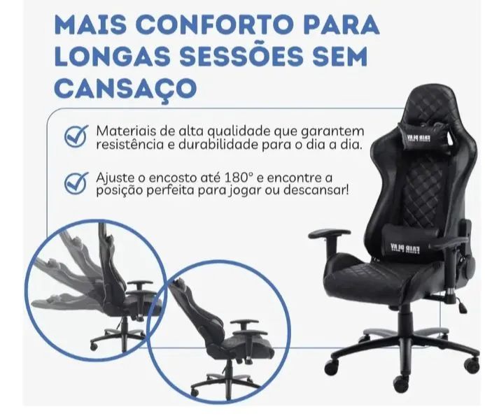 Cadeira gamer  - Foto 4