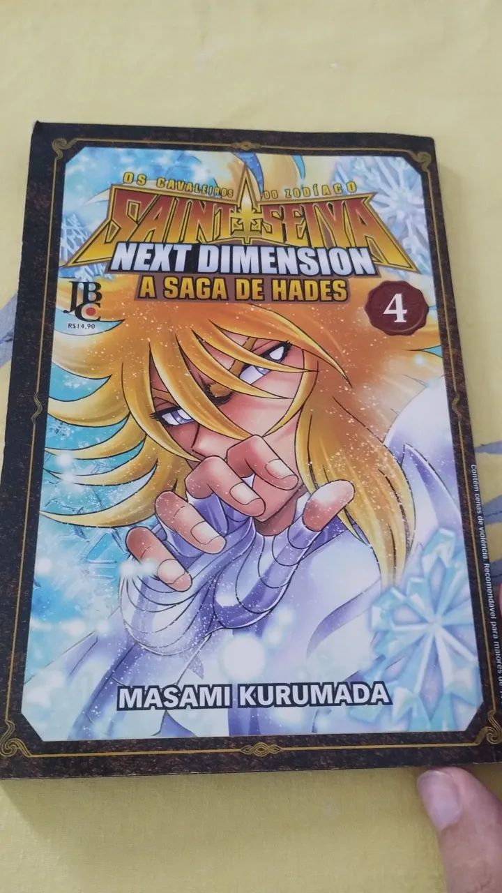 Cavaleiros do Zodíaco Next Dimension vol 4 mangá jbc português