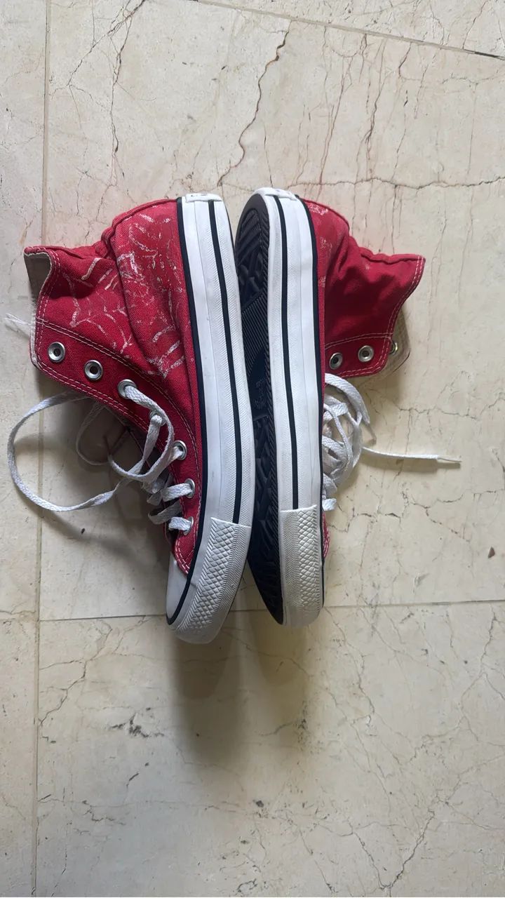 Tênis All Star - Vermelho original 37 - Foto 3