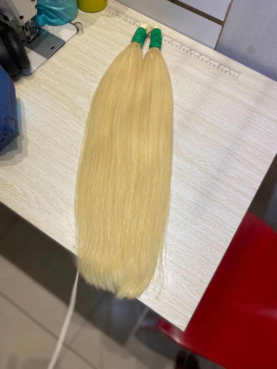 Mega Hair Loiro Humano 