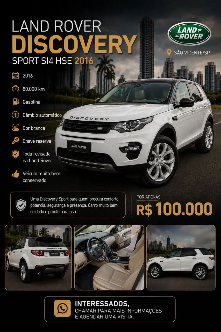 Land Rover Discovery Sport HSE 2.0 4X4 Aut. 2016