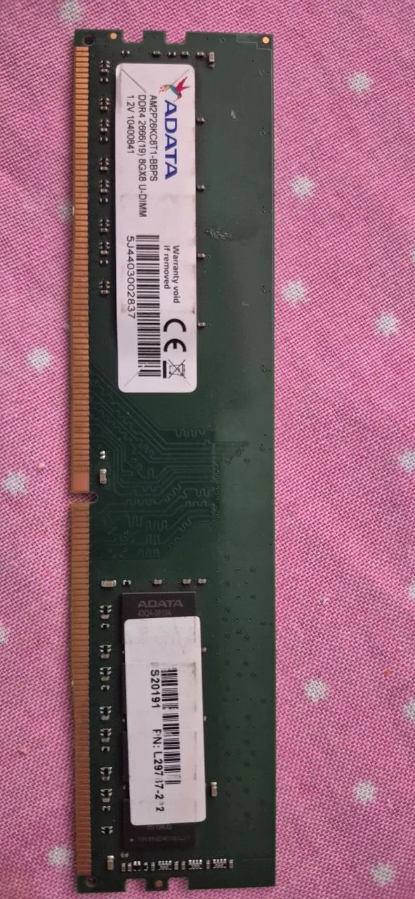 Memória ADATA DDR4 8gb desktop