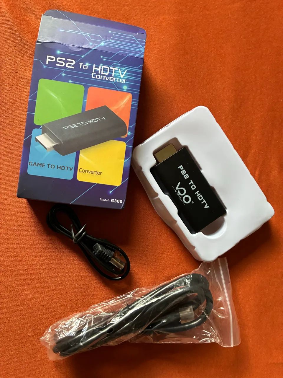 Adaptador HDMI + cabos ps2 PlayStation 2 - Foto 2