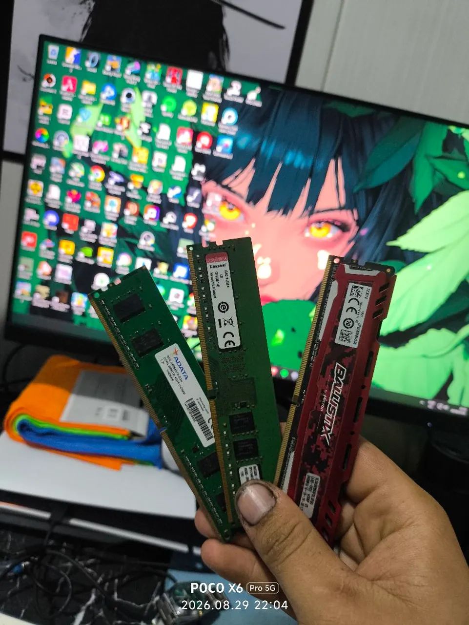 Memórias ram ddr4