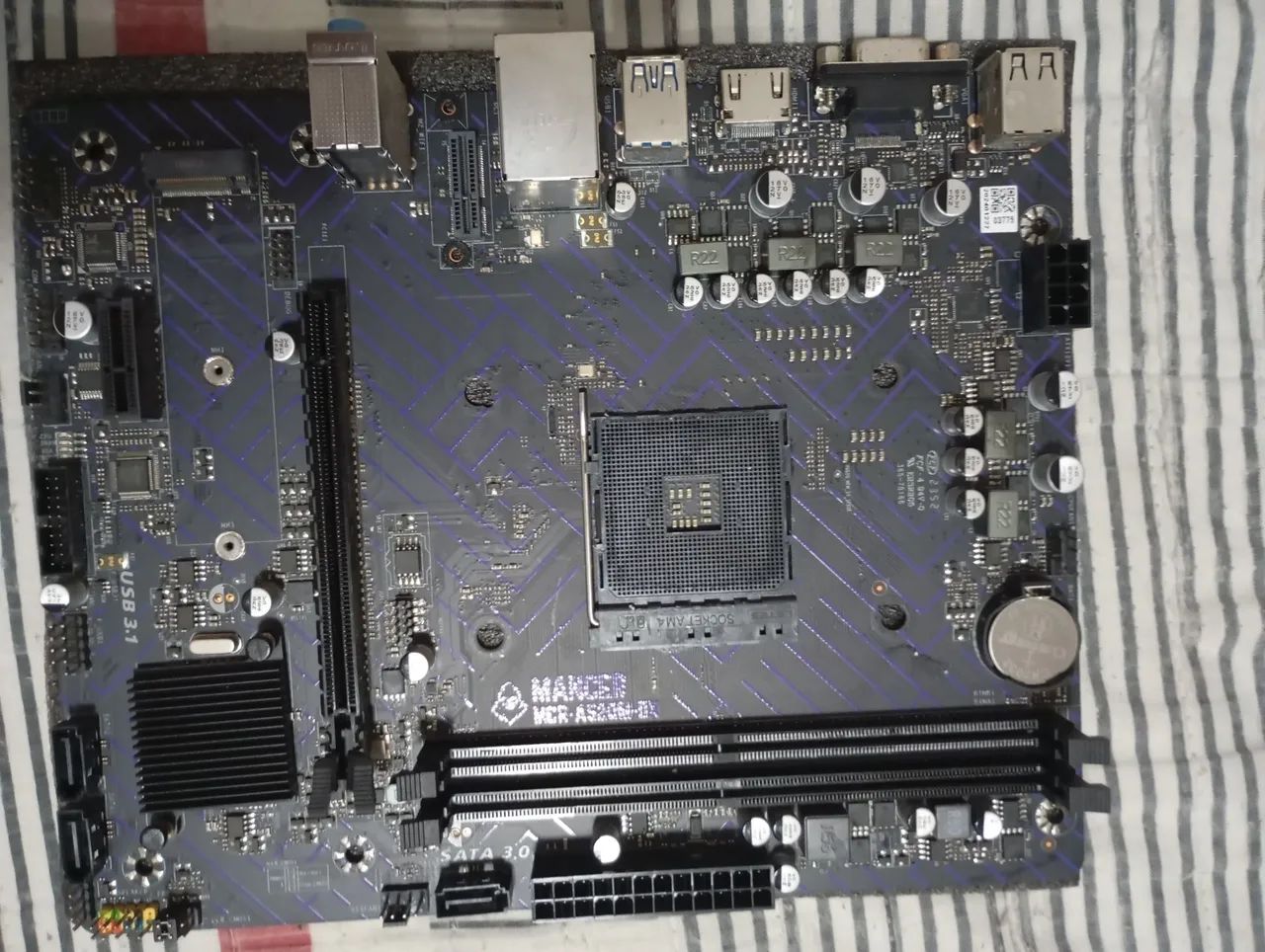 Placa-Mãe Mancer A520M-DX DDR4 (Socket AM4) + Caixa Original - Foto 2