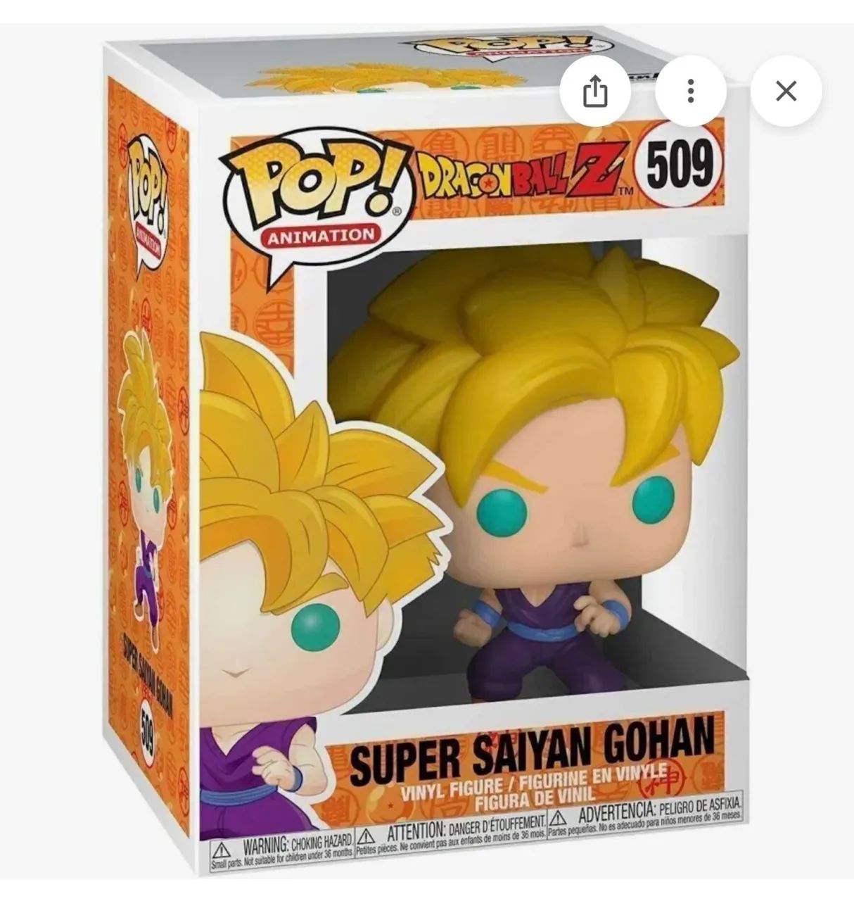 Funko Pop Dragon Ball Z Super Saiyan Gohan - 509 - Foto 3