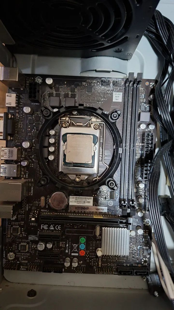 Kit PC i3-8100 + Placa H310MHP + Fonte 400W - Foto 2