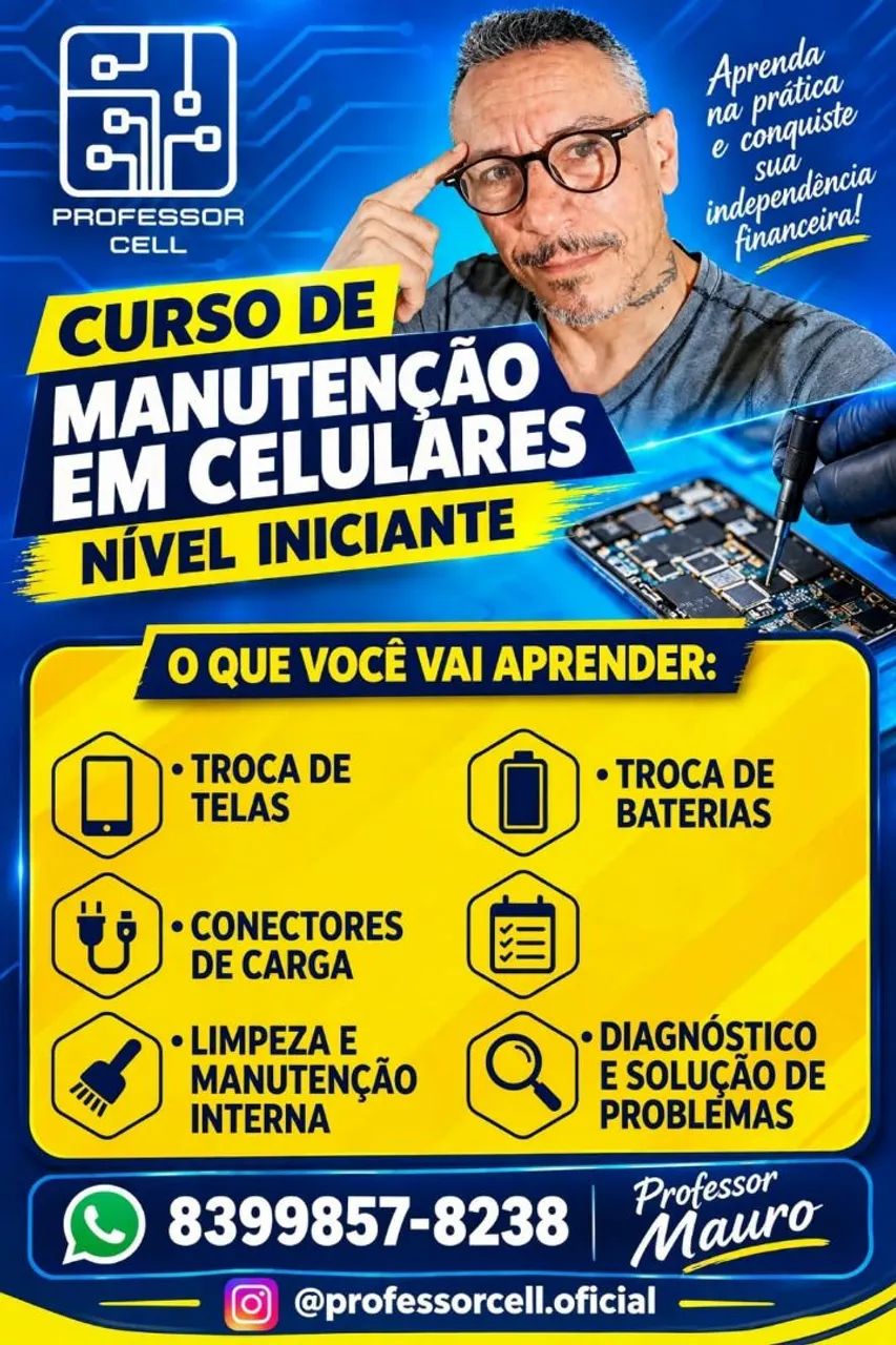 Manutenção em celulares 