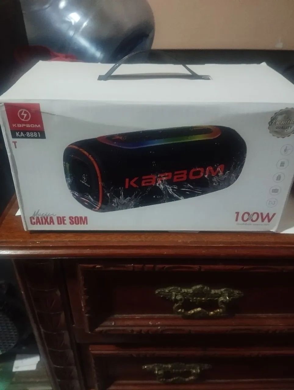 Vendo caixa de som 100w