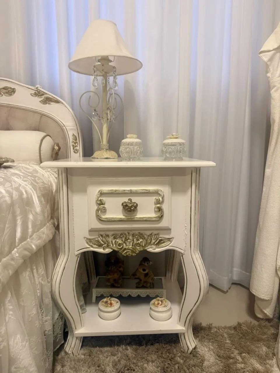 Cama, cômoda e itens provençal  - Foto 2