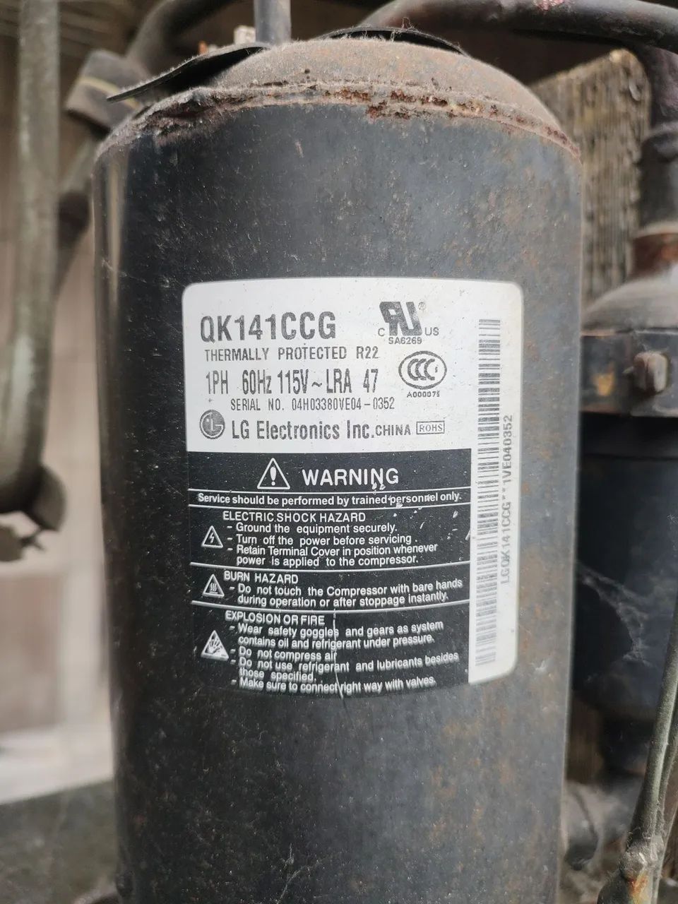 compressor de ar condicionado 10000 127v - Foto 5