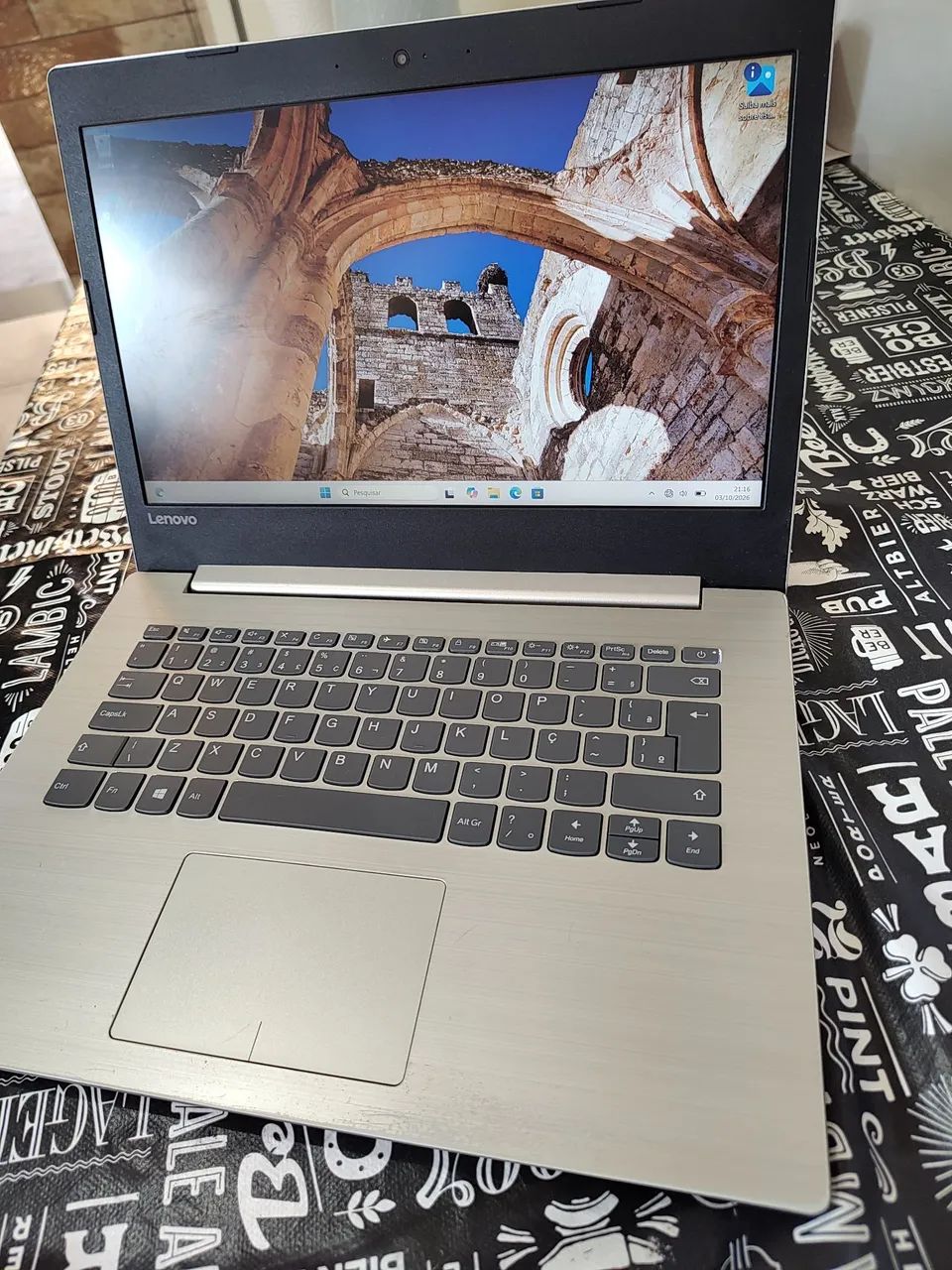 Notebook Ideapad 320 Core i3 SSD funcionando tudo 