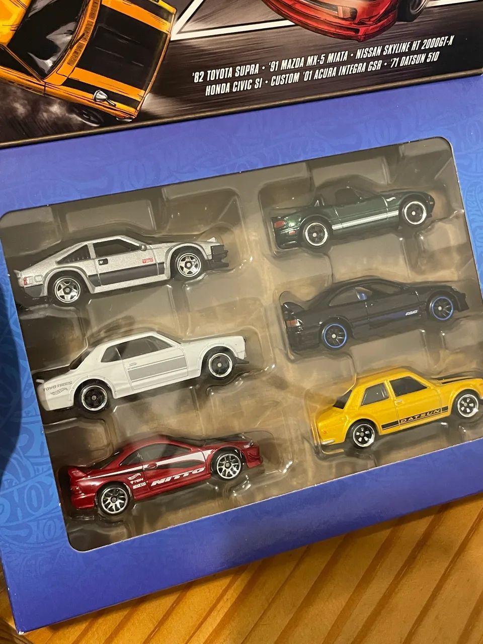 Set Hotwheels JDM - 6 miniaturas - Foto 2