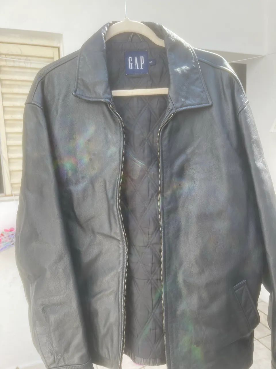Jaqueta de couro GAP original