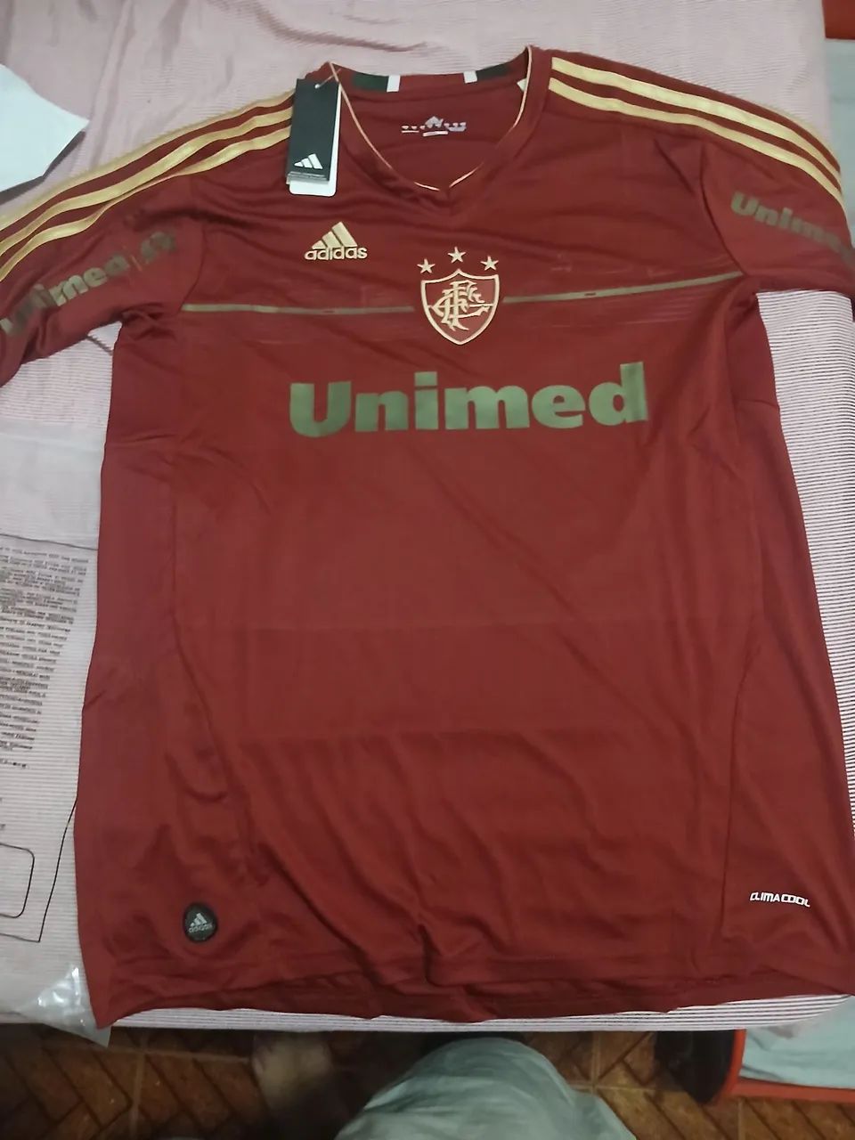 Camisa Fluminense 2012 Grena Adiddas