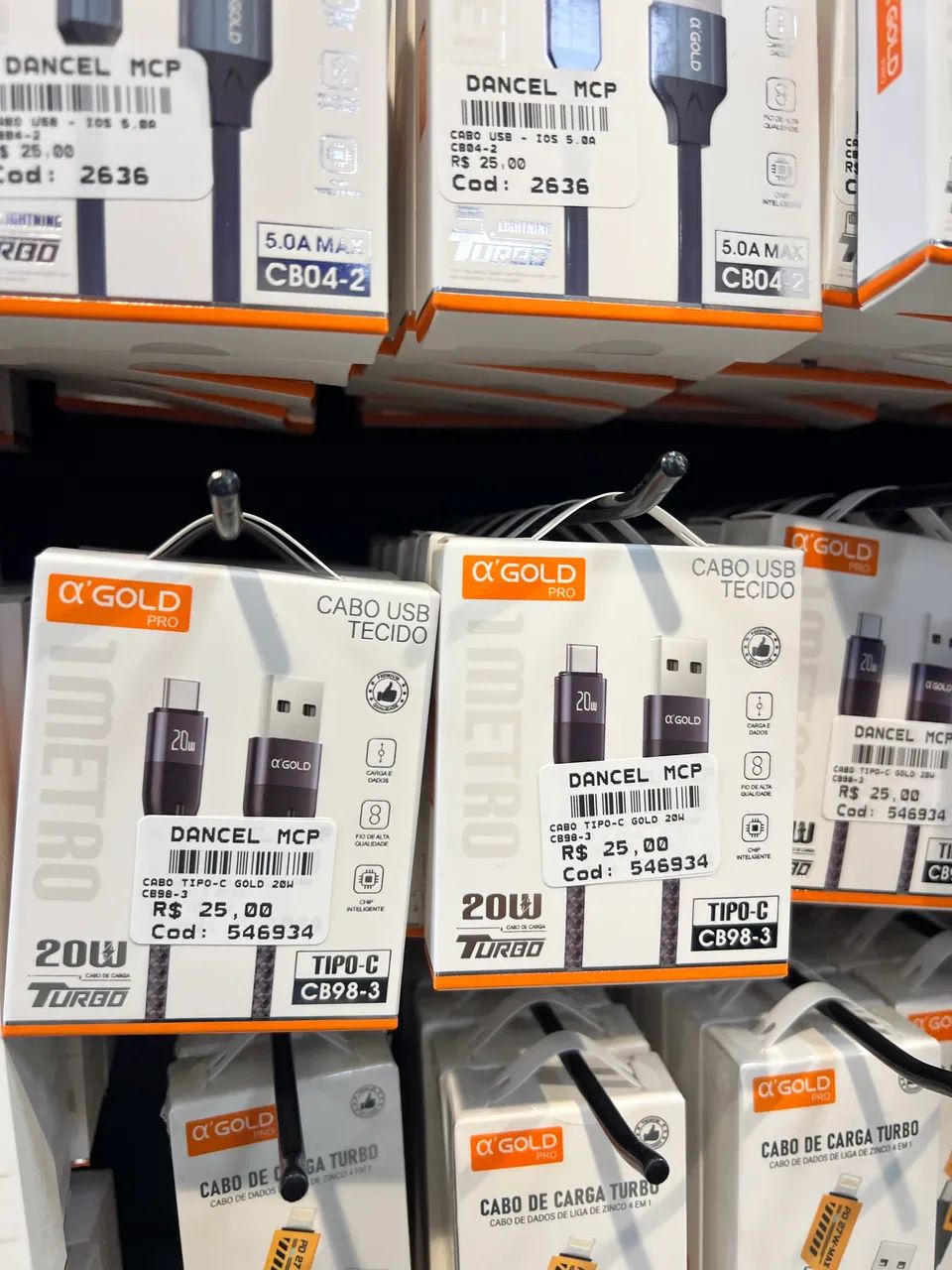 Cabo Tipo C Turbo USB 