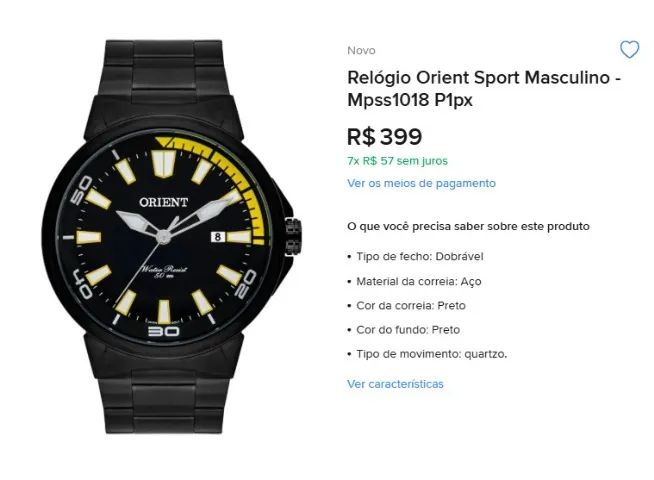 Relógio Orient Esportivo - Mpss1018 P1px - Foto 4