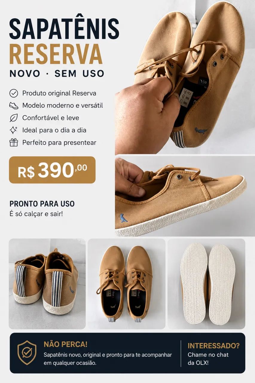 Sapato/ tênis -  reserva 