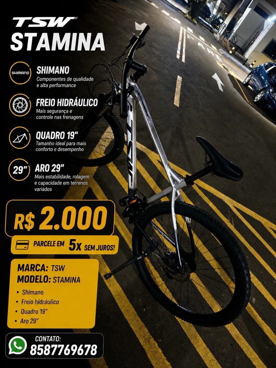 Bicicleta TSW Aro 29 - Foto 5