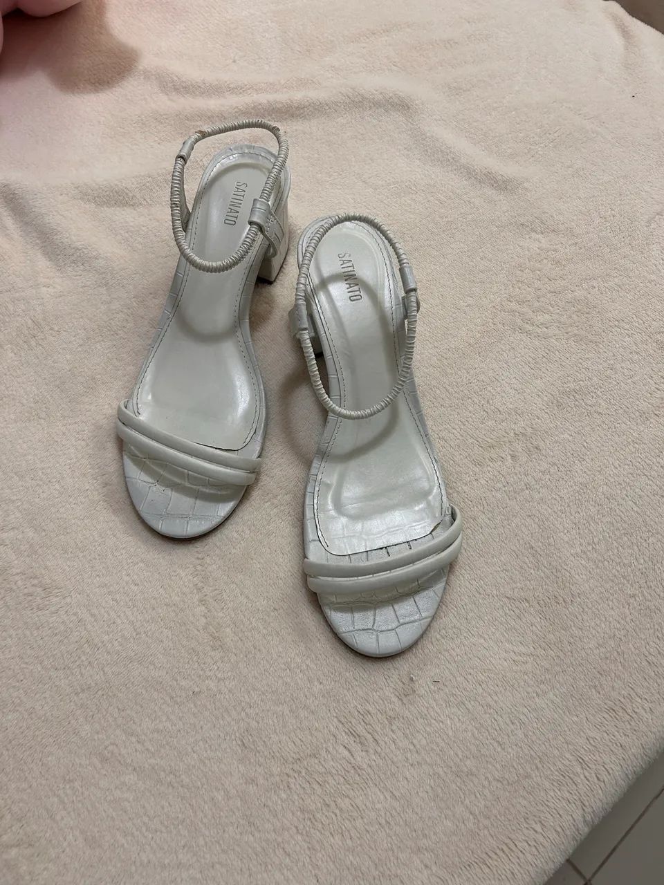 Sapato Alto Branco - Foto 2