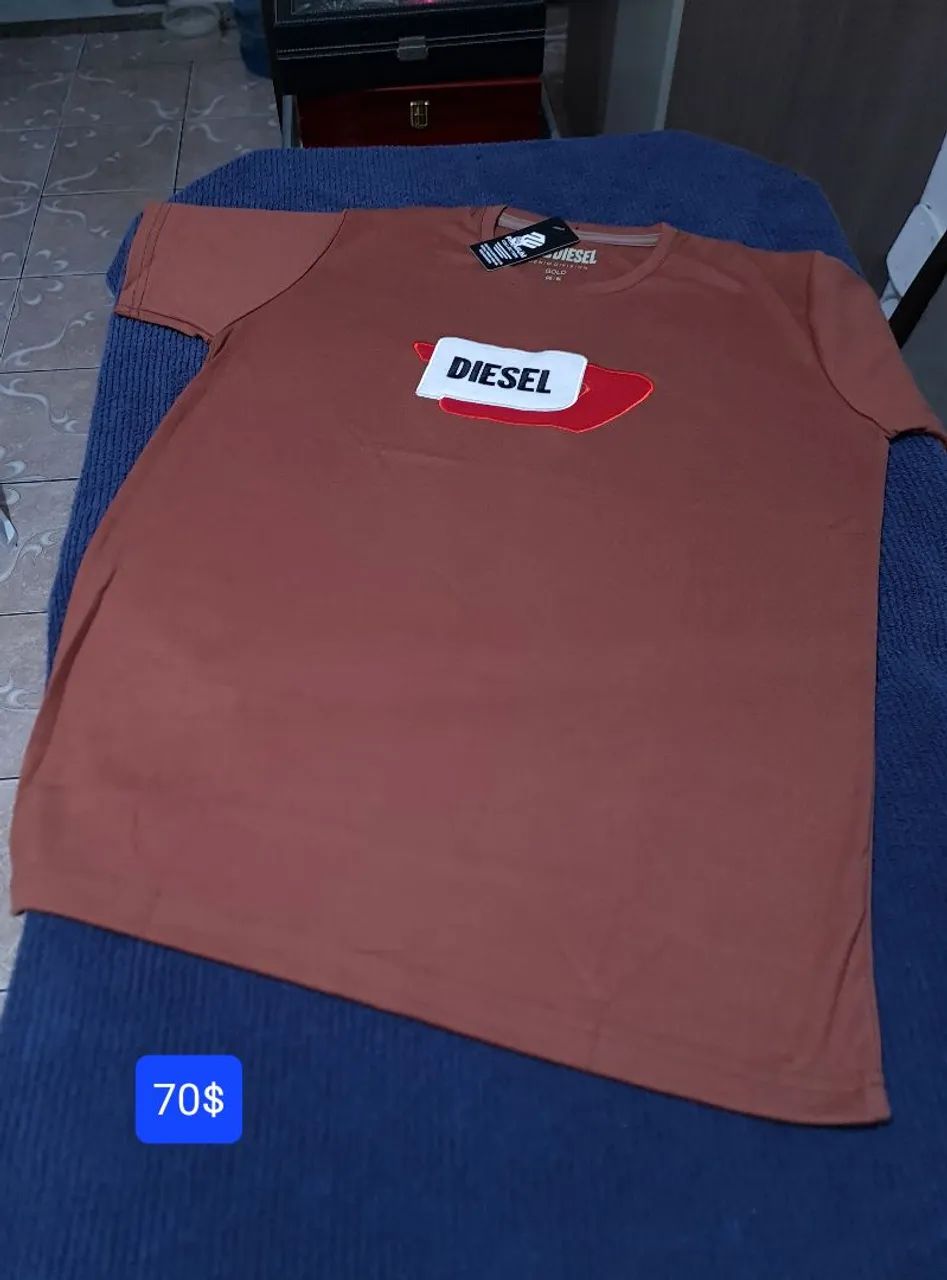 Camisa Grife peruana elastano da Diesel GG 