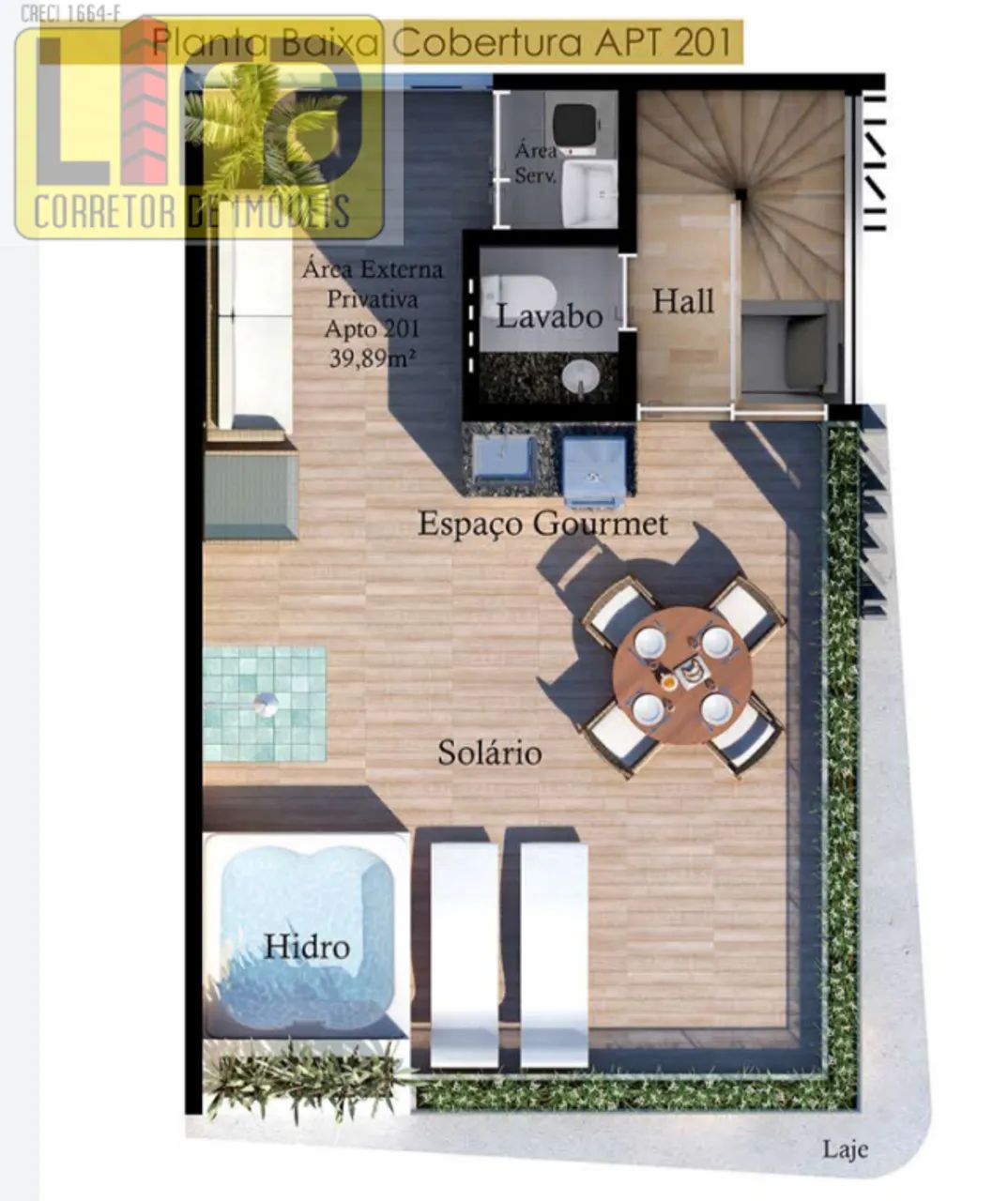 Edifício TF House 3 Ruas (COBERTURA) - Foto 3