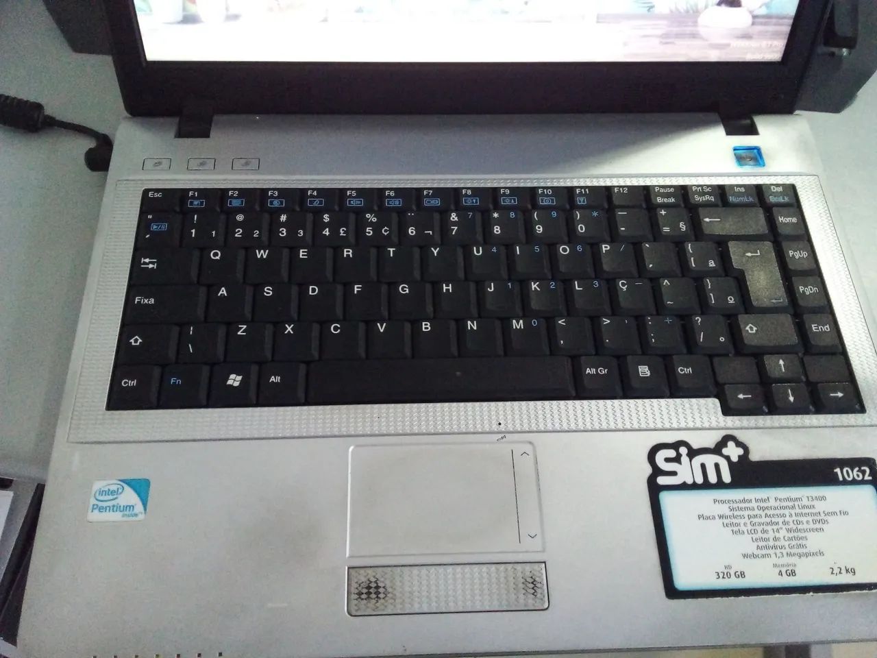 Notebook Slim tela 14" 