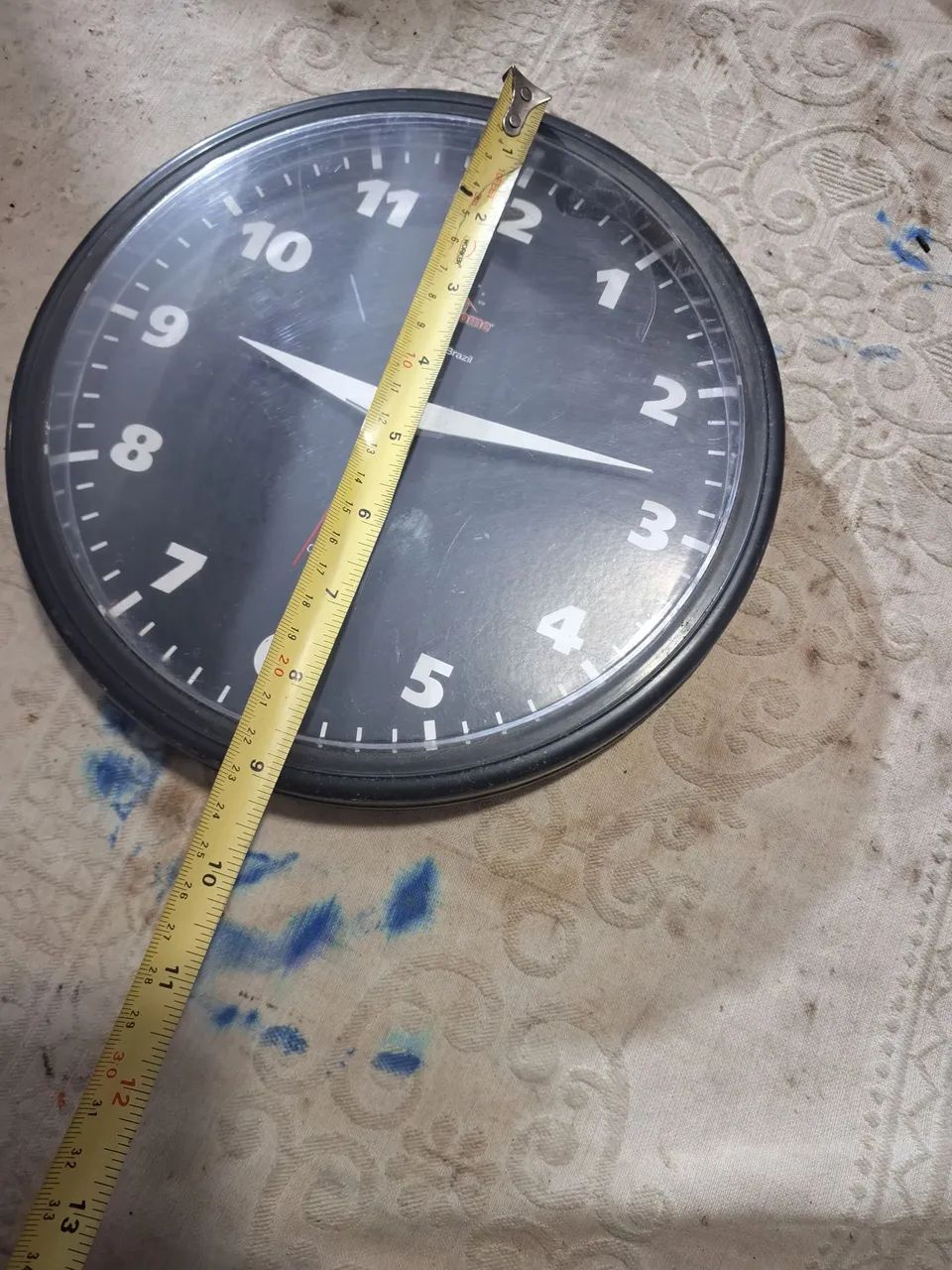 relogio de parede 22 centímetros  ....funcionando  - Foto 2