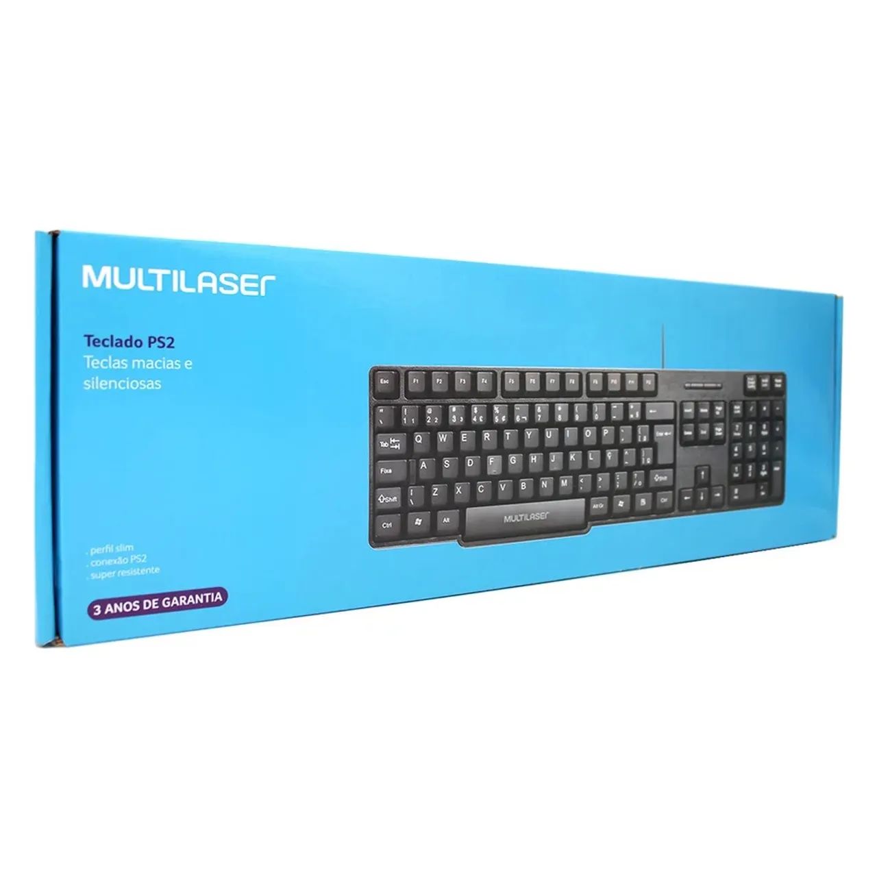 Teclado Multilaser Slim TC225 PS2