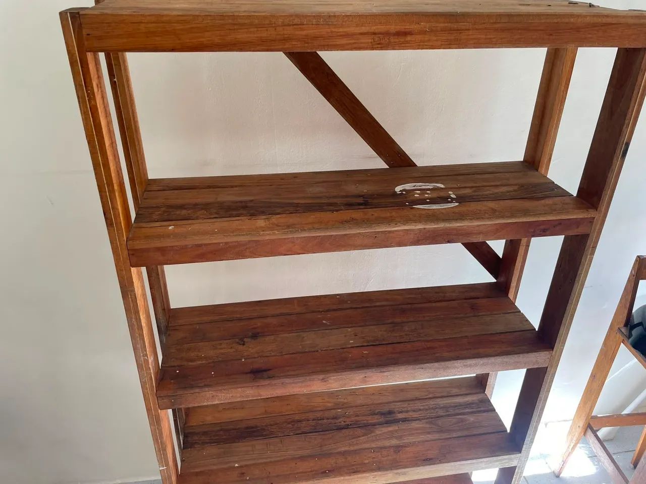 Estante Prateleira com madeira rustica - Foto 3