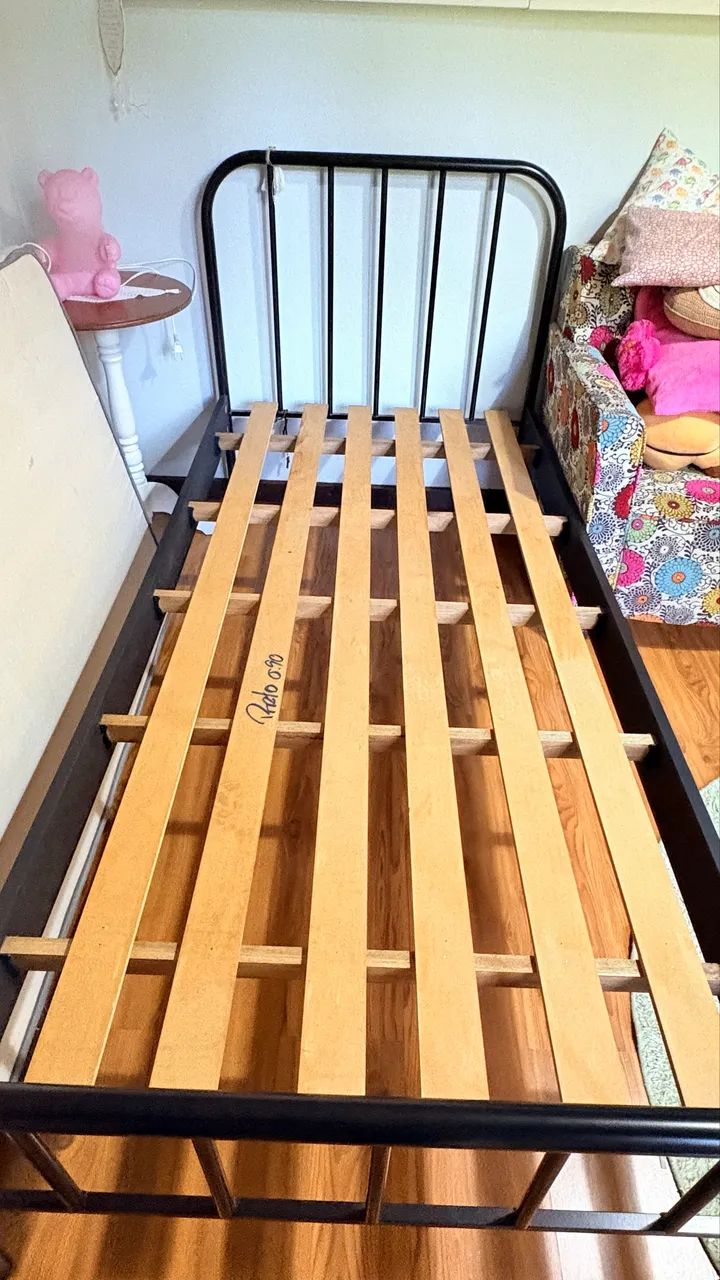 Cama solteiro com colchão de molas ensacadas  - Foto 2
