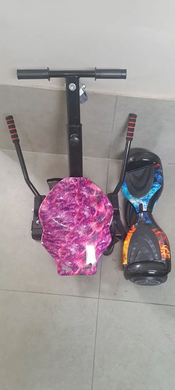 Hoverboard com hoverkart