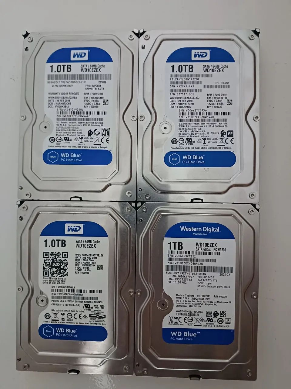 4 hds 1tb wd Blue cftv nvr dvr cpu  - Foto 3