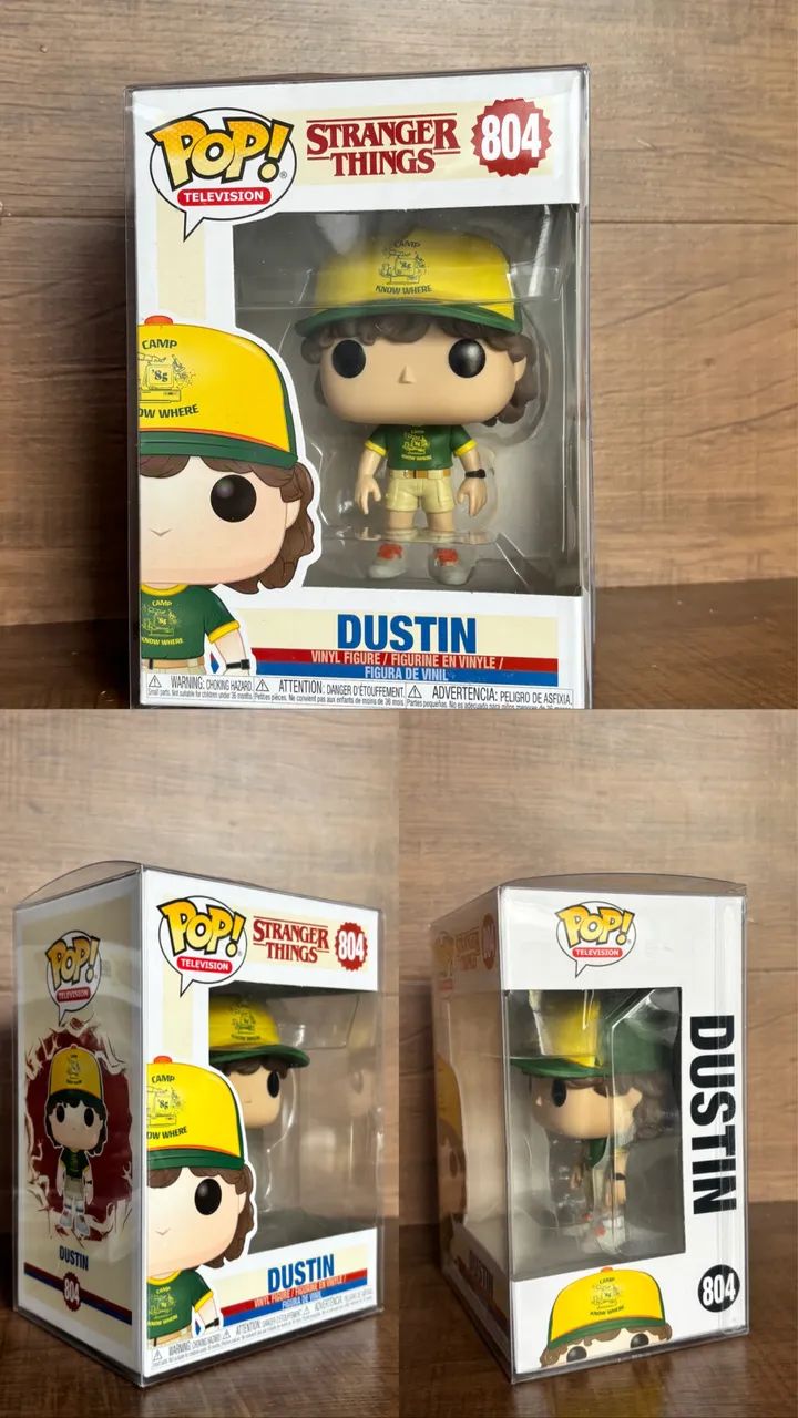 Funko Pop! Dustin 804 (com protetor)