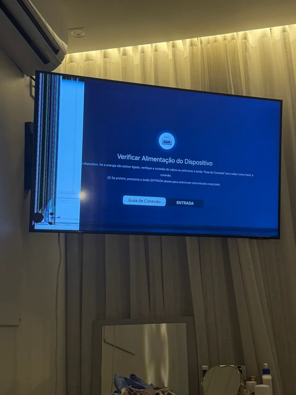 Tv Samsung 50? 4k com defeito na tela  - Foto 2