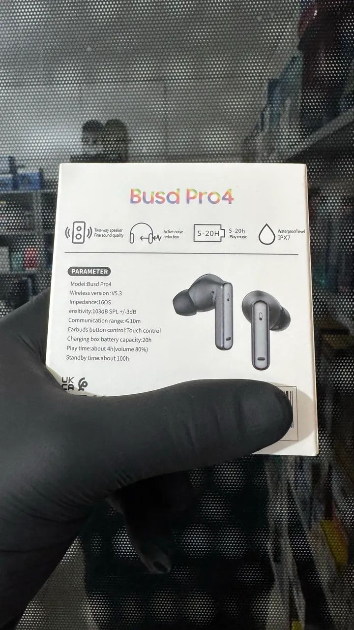 Fone De Ouvido Bluetooth Busd Pro4 TWS À Prova D'água IPX7 - Foto 2