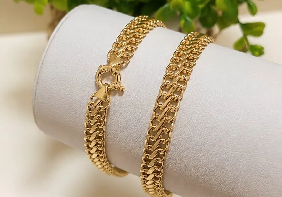 Pulseira Lacraia em Ouro 18k 750